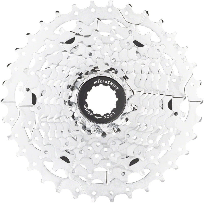 microSHIFT H11 Cassette - 11 Speed 11-34T Silver Chrome Plated