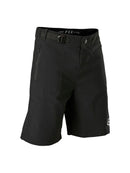Short Fox Racing Ranger Liner Youth 22 Black