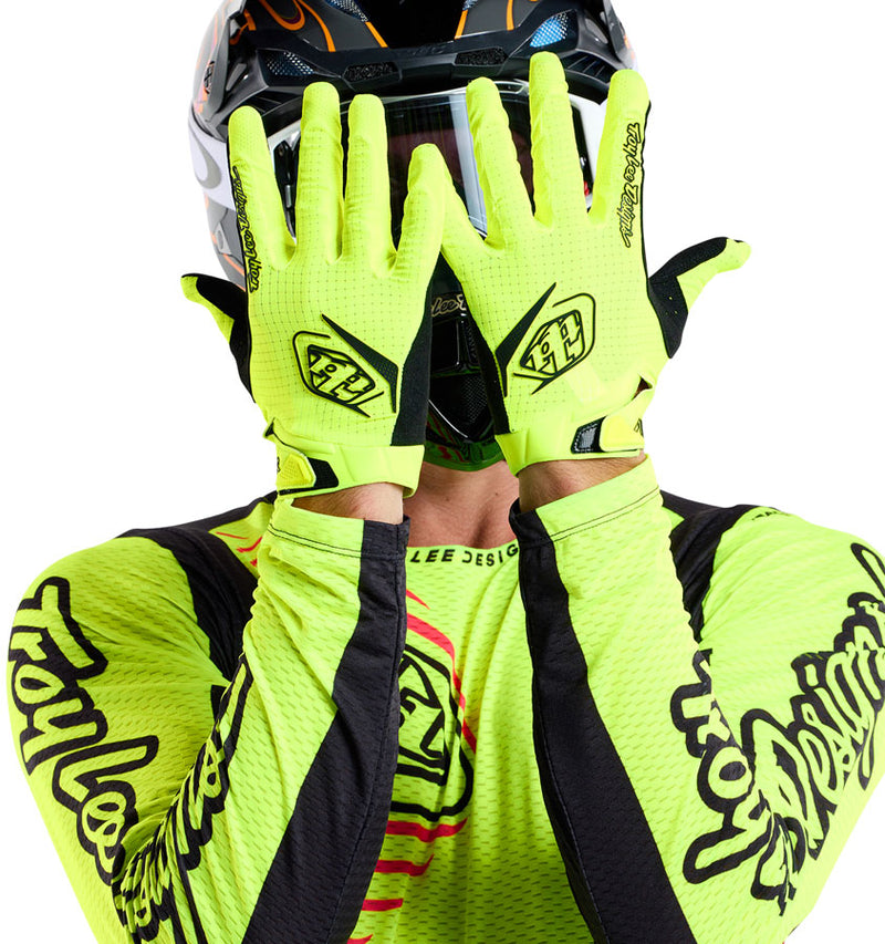Troy Lee Designs Air Glove – Mono Flo Yellow X-Large