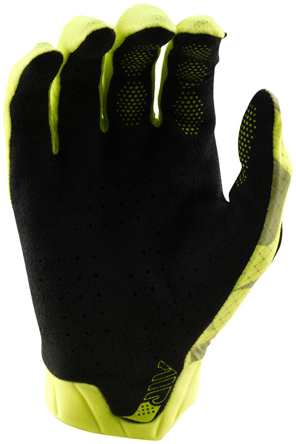 Troy Lee Designs Air Glove – Blotted Flo Yellow Medium