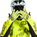 Troy Lee Designs Air Glove – Blotted Flo Yellow Small