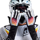 Troy Lee Designs Air Glove – Optic White / Black X-Large