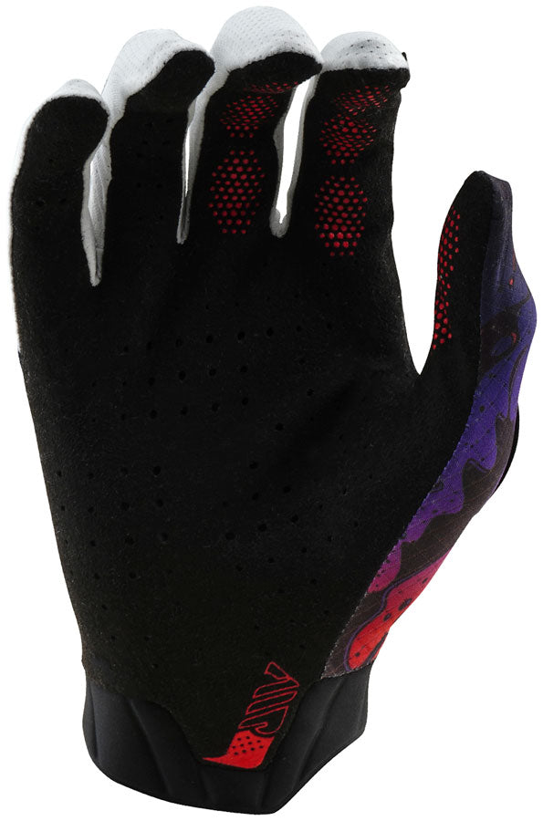 Troy Lee Designs Air Glove – Drip Black / Purple X-Large
