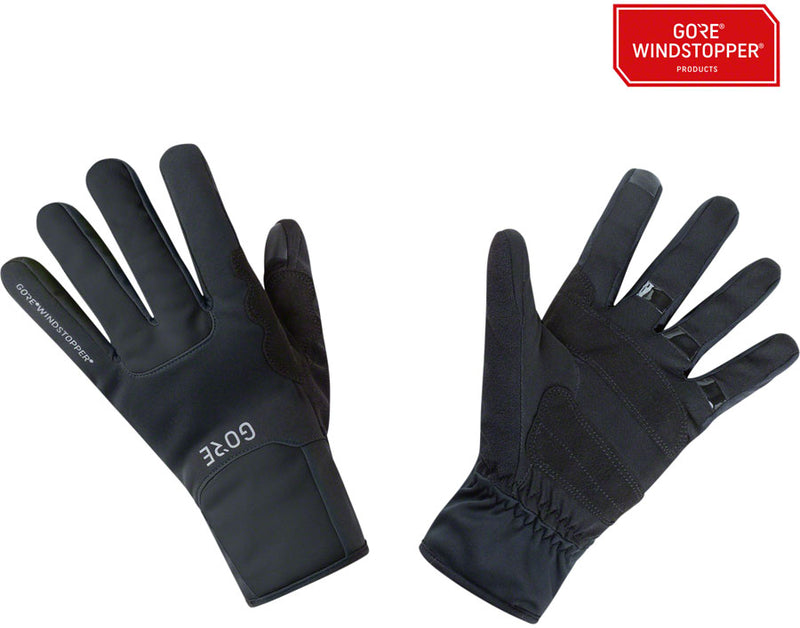 Gorewear M Windstopper Thermo Gloves - Black Full Finger Large