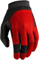 Bluegrass React Gloves - Red Full Finger Small