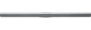 Nitto B2500 Straight Handlebar: 25.4mm Bar Clamp 500mm Width Chromoly Silver