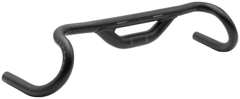 Redshift Sports Top Shelf Road Drop Handlebar - Aluminum 31.8mm 53cm 50mm Rise BLK