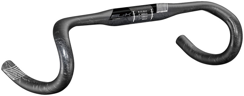 FSA SL-K Compact Handlebar 31.8mm Clamp Diameter 360mm Width ACR Internal Routing Compatible – Carbon