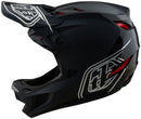 Troy Lee Designs D4 Polyacrylite Helmet – Shadow Black 2X-Large