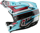 Troy Lee Designs D4 Polyacrylite Helmet – Linear Blue Large