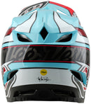 Troy Lee Designs D4 Polyacrylite Helmet – Linear Blue 2X-Large