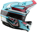 Troy Lee Designs D4 Polyacrylite Helmet – Linear Blue X-Small