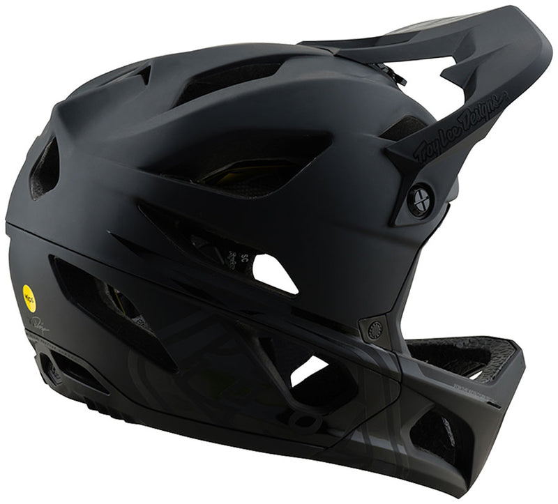 Troy Lee Designs Stage Helmet – Stealth Midnight Medium/Large