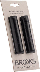 Brooks Willow Leather Grips - Honey 130/130mm
