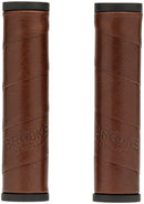Brooks Willow Leather Grips - Black 130/130mm