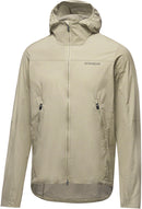 Gorewear Fernflow Hooded Windbreaker - Beige Men's Small