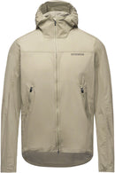 Gorewear Fernflow Hooded Windbreaker - Beige Men's Small