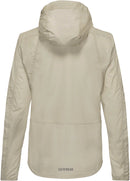 Gorewear Fernflow Hooded Windbreaker - Beige Women's Large