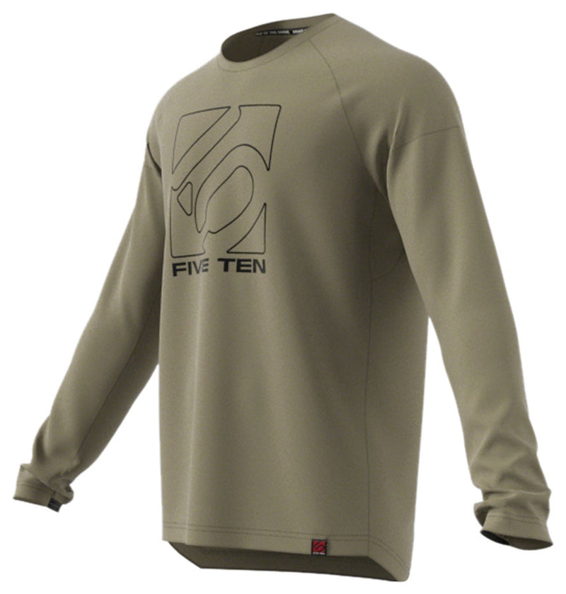 Five Ten Long Sleeve Jersey - Orbit Green Small