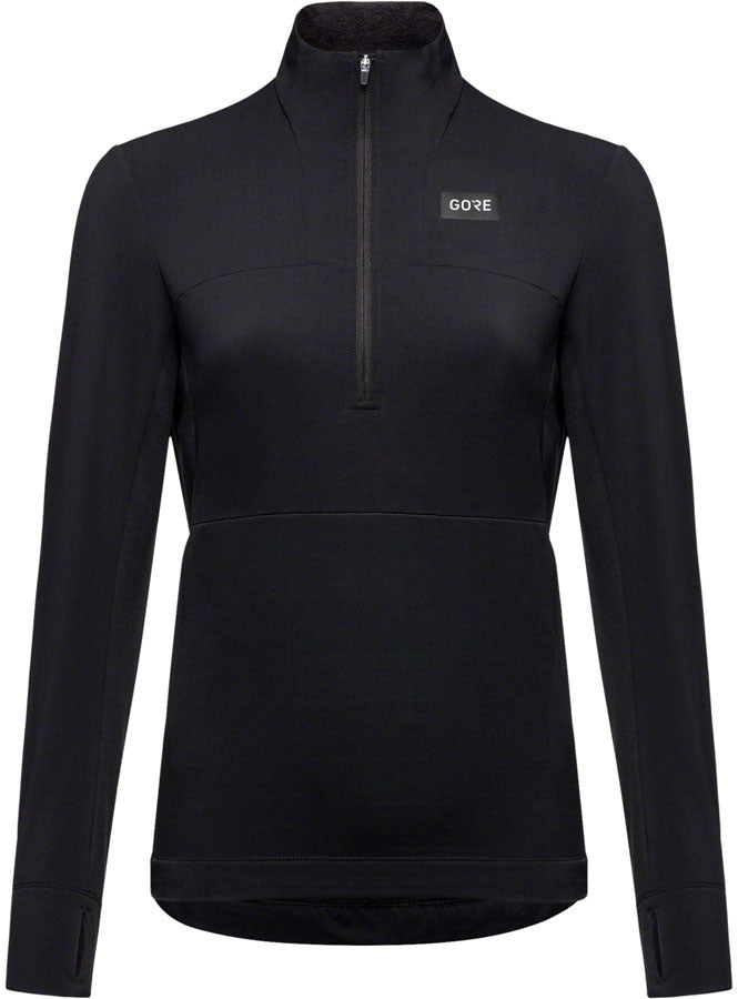 Gorewear Trail KPR Hybrid 1/2-Zip Jersey - Black Womens Large