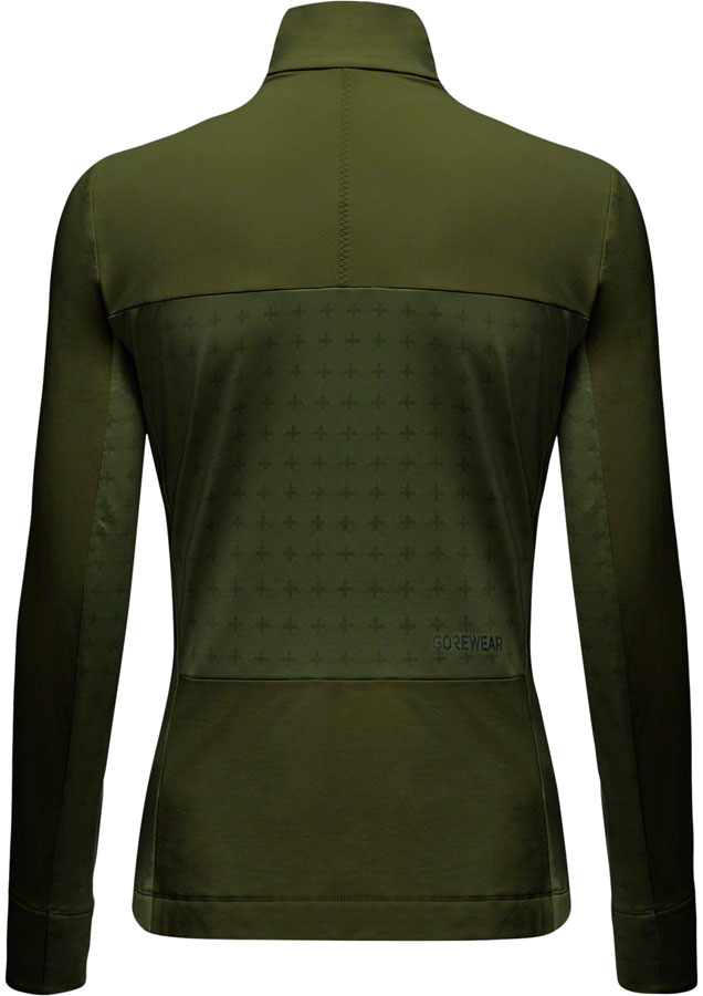 Gorewear Trail KPR Hybrid 1/2-Zip Jersey - Utility Green Womens Large