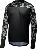 Gorewear Trail KPR Daily Long Sleeve Jersey - Black/Lab Gray Mens Medium