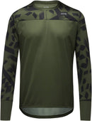 Gorewear Trail KPR Daily Long Sleeve Jersey - Utility Green/BLK Mens Small