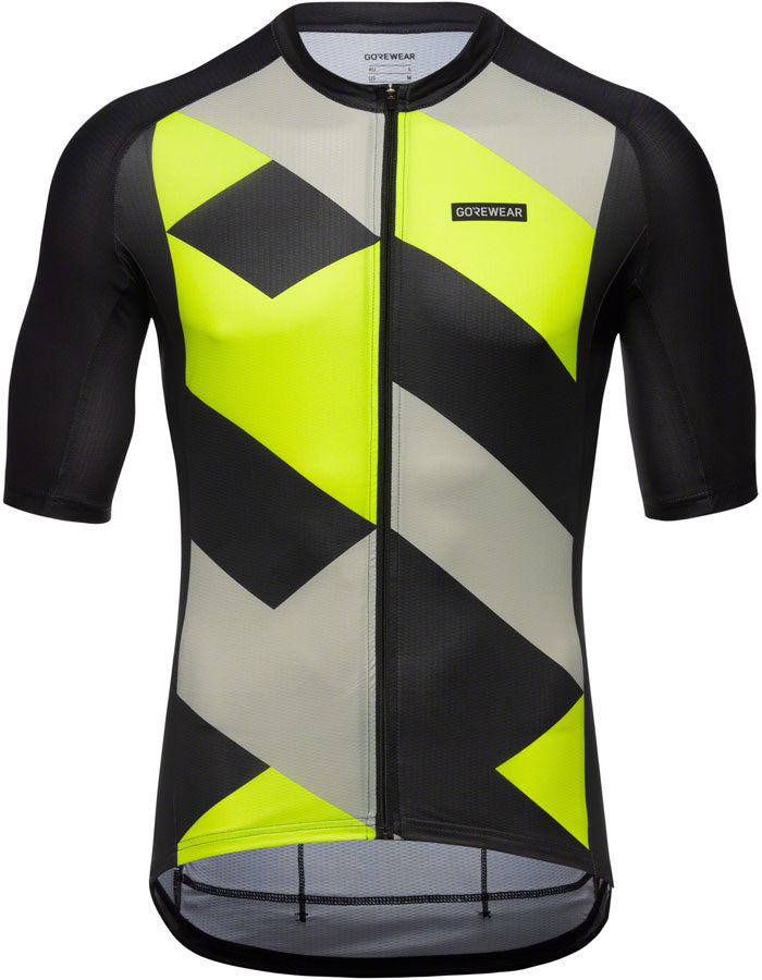 Gorewear Spirit Signal Jersey - Black/Yellow Mens X-Large