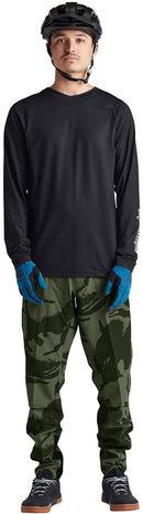 Troy Lee Designs Skyline Long Sleeve Jersey – Mono Black Small