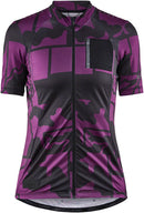 Craft ADV Bike Offroad Jersey - Short Sleeve Blossom/Black Small Women's