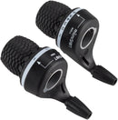 microSHIFT MS25-6 Twist Shifter Set 6-Speed Triple Shimano Compatible