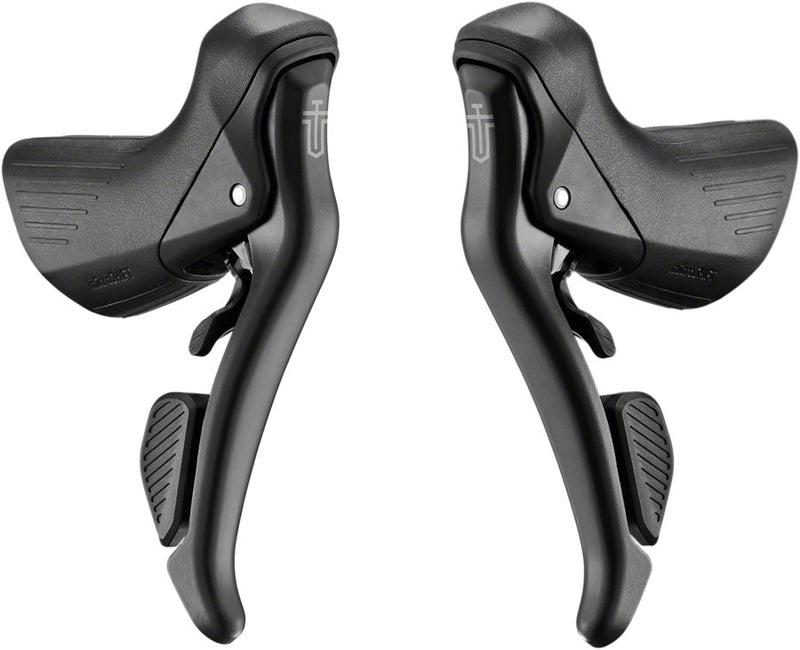 microSHIFT Sword BLK 2x9-Speed Groupset - Includes Brake/Shifters Front Derailler Braze-On Rear Derailleur Long Cage 11-38t Cassette