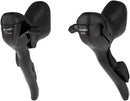 microSHIFT R7 Drop Bar Shift Lever Set - 3 x 7-Speed Standard Reach Shimano Compatible BLK
