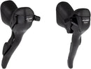 microSHIFT R7 Drop Bar Shift Lever Set - 3 x 7-Speed Standard Reach Shimano Compatible BLK