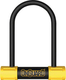 OnGuard BullDog Series U-Lock - 3.5 x 5.5" Keyed BLK/YLW Includes bracket