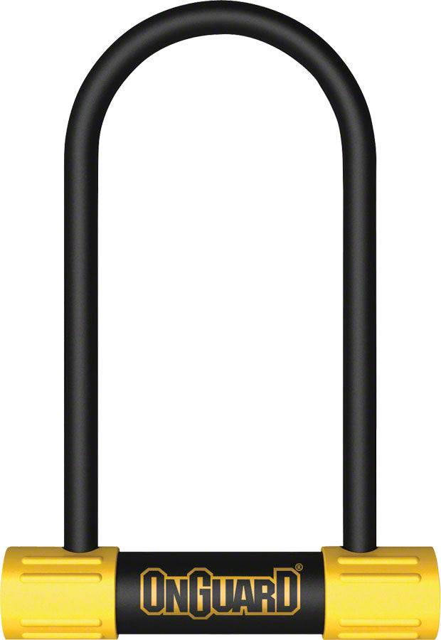 OnGuard BullDog Series U-Lock - 3.5 x 7" Keyed Black/Yellow Includes bracket