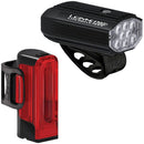 Lezyne Lite Drive 1200+/Strip Drive Pro 400+ Headlight/Taillight Set - Black
