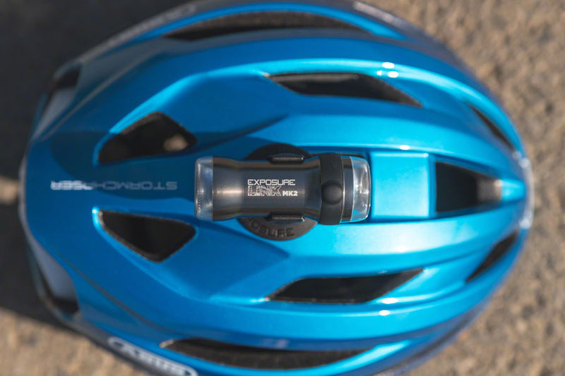Exposure Link Mk2 Front And Rear Combo Headlight/Taillight - 200/40 Lumens Helmet Mount DayBright Gun Metal BLK