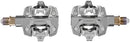 LOOK X-TRACK Dual Power Pedals - Dual Sided Clipless Chromoly  9/16" Silver