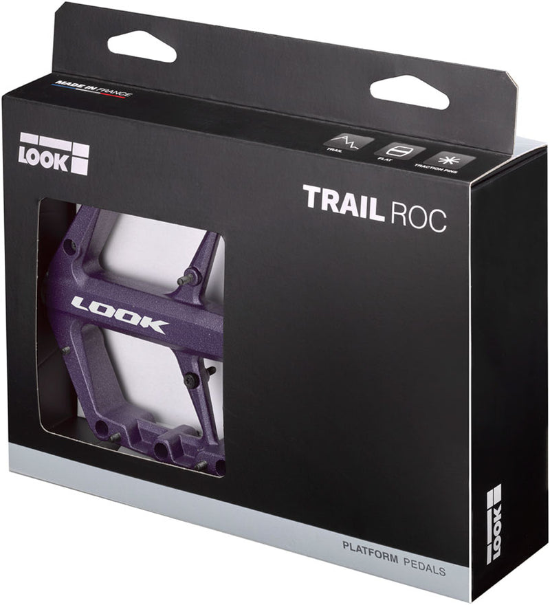 LOOK Trail Roc Pedals - Platform 9/16" Night Purple