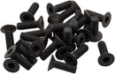 BikeFit Cleat Screws 25-Pack 16mm SPD / MTB Compatible Countersunk 4mm Hex M5 X 0.8