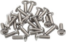 BikeFit Cleat Screws 25-Pack 16mm Universal / Look / Shimano Compatible 4mm Hex M5 X 0.8