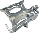 MKS Supreme Keirin Track Pedals - Aluminum 9/16" Silver