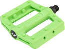 Fyxation Gates Slim Pedals - Platform Plastic 9/16" Green