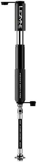 Lezyne Pocket Drive Pro Mini Pump - Aluminium 160psi Presta/Schrader With Mount BLK