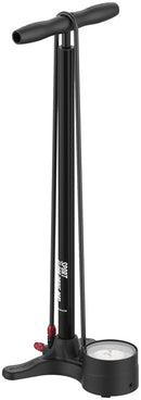 Lezyne Sport Floor Drive Floor Pump - 3.5" Gauge - ABS Pro Head 220psi Flat BLK