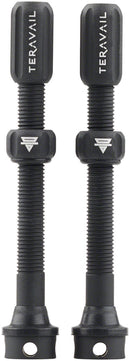 Teravail Alloy Tubeless Valves - Pair 60mm Matte Black