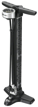 Topeak Joe Blow Twin Turbo Floor Pump SmartHead Black