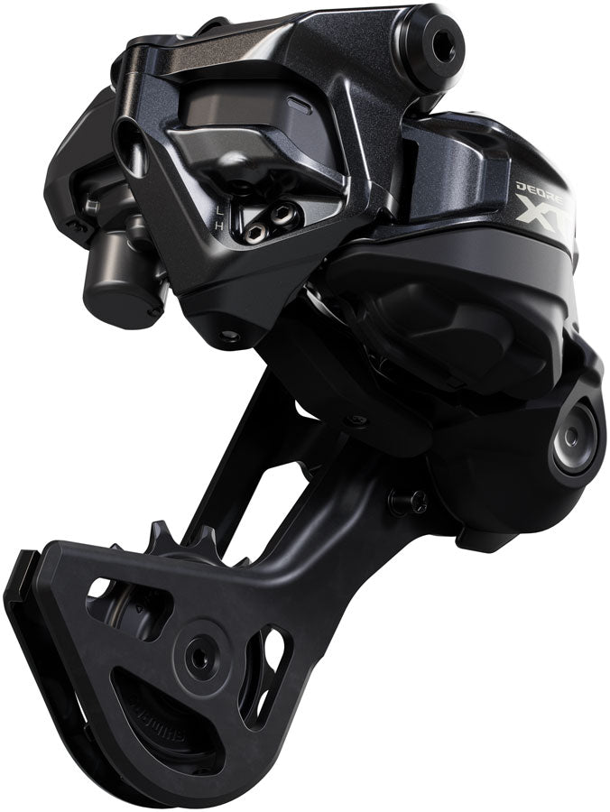 Shimano Deore XT RD-M8250-GS Di2 Wireless Rear Derailleur - 12-Speed Medium Cage Shadow ES BLK/Gray