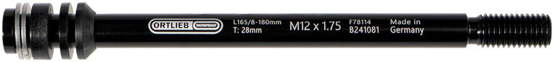 Ortlieb Thru Axle M6-Connector - 1.75mm Black